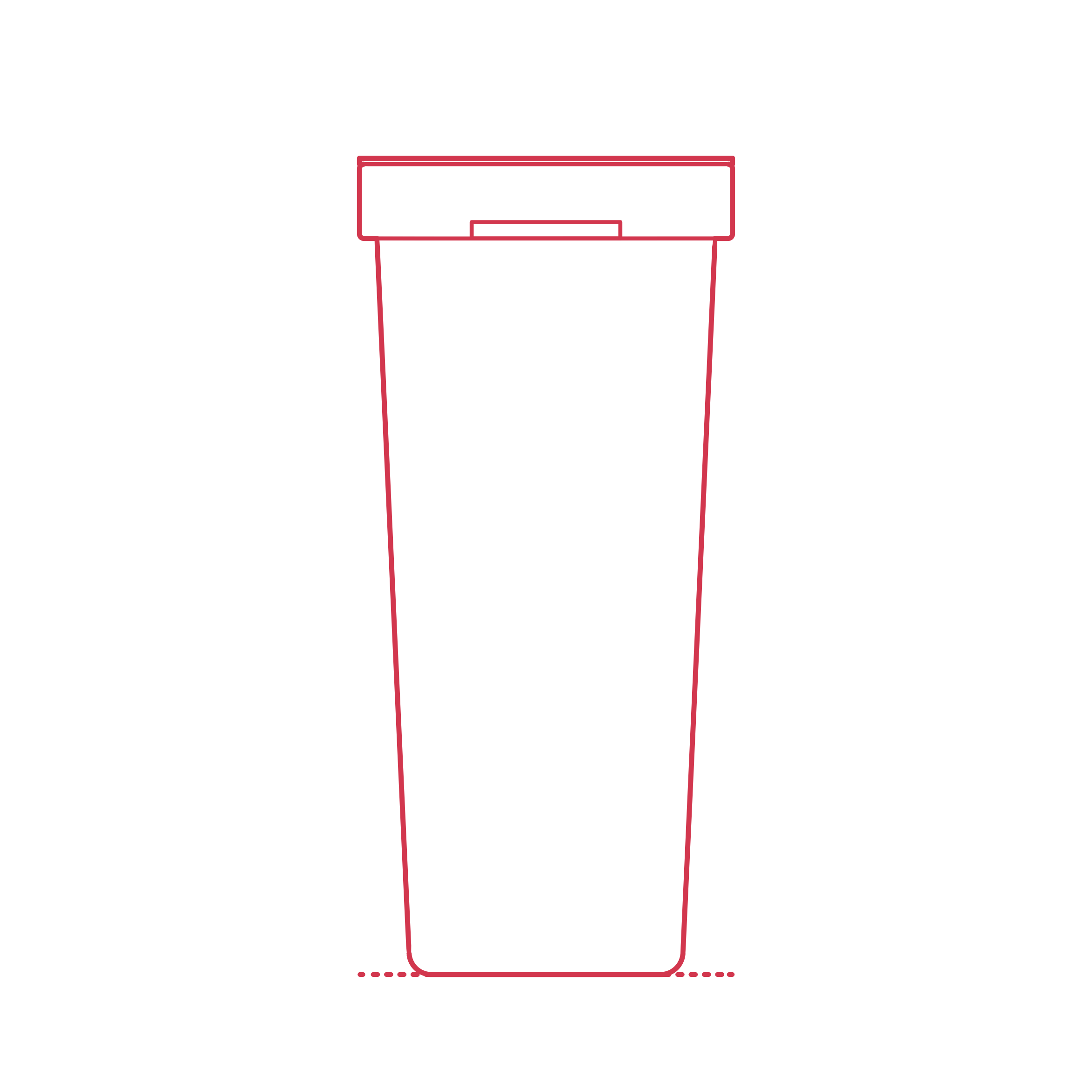 Objects Kitchen Trash Cans Ikea Hallbar Bin Large Tracing Svg Vector Free Vectors